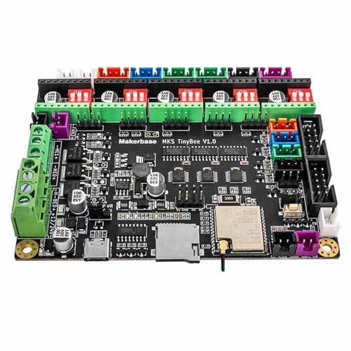 BaotyJie 3D-Drucker-Steuerplatine, 3D-Druckerteile, Mainboard, vielseitig einsetzbar, einfache Installation, leistungsstarker Ersatz für die Bibliothek BaotyJie 3D-Drucker-Steuerplatine, 3D-Druckerteile, Mainboard, vielseitig einsetzbar, einfache Installation, leistungsstarker Ersatz für die Bibliothek von BaotyJie