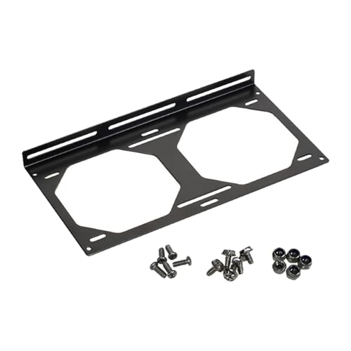 BaotyJie Computer-Lüfterhalterung, kompakter, stabiler Metallhalter, DIY-Unterstützung für 4 cm, 5 cm, 6 cm, 7 cm, 8 cm, 9 cm, 12 cm, 14 cm Lüfter, 15x27.5x2cm BaotyJie Computer-Lüfterhalterung, kompakter, stabiler Metallhalter, DIY-Unterstützung für 4 cm, 5 cm, 6 cm, 7 cm, 8 cm, 9 cm, 12 cm, 14 cm Lüfter, 15x27.5x2cm von BaotyJie