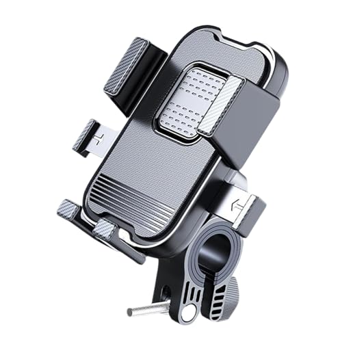 BaotyJie Generische Motorrad-Telefonhalterung, Smartphone-Clip, stoßfest, stabil, 360° drehbar, Anti-Verwacklungs-Fahrradtelefonhalter für Fahrer, Am Lenker Schwarz BaotyJie Generische Motorrad-Telefonhalterung, Smartphone-Clip, stoßfest, stabil, 360° drehbar, Anti-Verwacklungs-Fahrradtelefonhalter für Fahrer, Am Lenker Schwarz von BaotyJie