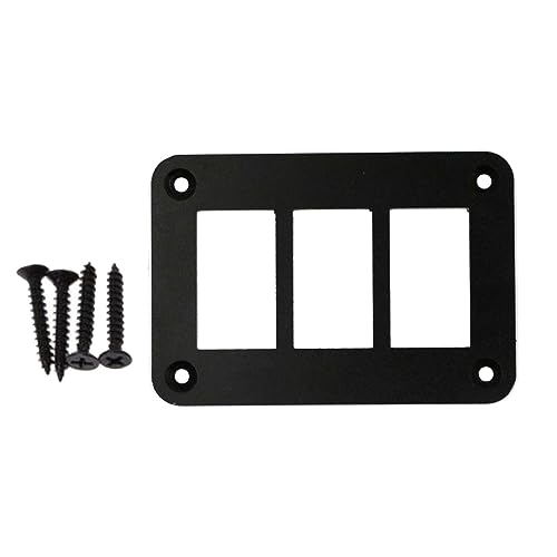 BaotyJie Halterung für Wippschalter, Aluminium, Schwarz, Passend für Arb/Carling UTV Und SUV, 3 Weg von BaotyJie