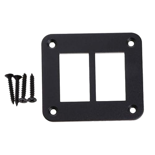 BaotyJie Halterung für Wippschalter, Aluminium, Schwarz, Passend für Arb/Carling UTV Und SUV, Weg 2 von BaotyJie