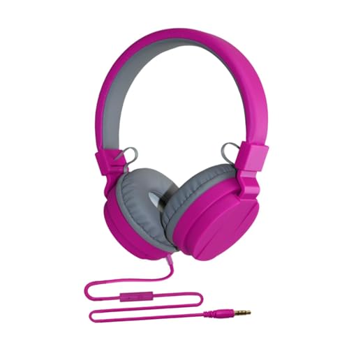BaotyJie Kabelgebundener Over-Ear-Kopfhörer für Damen, faltbar, professionelles Gaming, verstellbarer Kopfbügel, Rosa, bequem, leicht BaotyJie Kabelgebundener Over-Ear-Kopfhörer für Damen, faltbar, professionelles Gaming, verstellbarer Kopfbügel, Rosa, bequem, leicht von BaotyJie