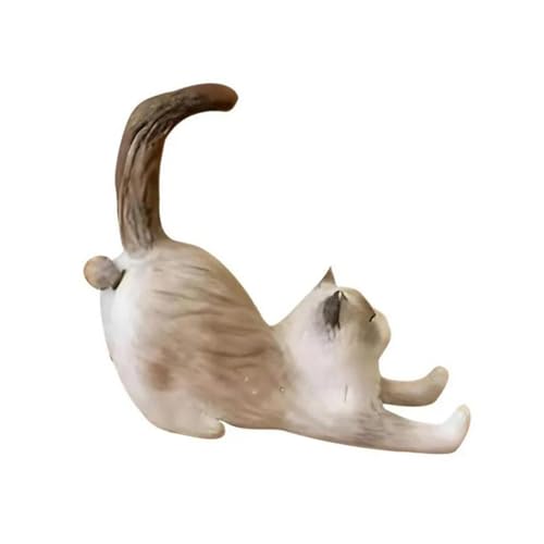 BaotyJie Katzenfigur Telefonhalter Katzen Skulptur Kunstwerk Schöne Mini Kätzchen Statue Schreibtisch Mobiltelefonständer für Wohnzimmer Büro BaotyJie Katzenfigur Telefonhalter Katzen Skulptur Kunstwerk Schöne Mini Kätzchen Statue Schreibtisch Mobiltelefonständer für Wohnzimmer Büro von BaotyJie