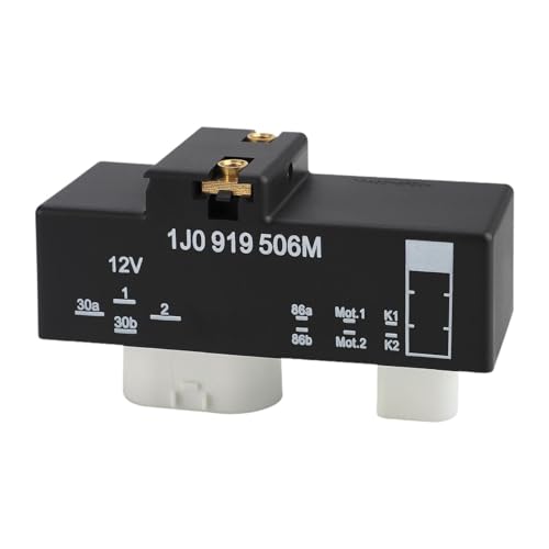 BaotyJie Kühlerkühlungslüftersteuermodul Relais 1J0919506m 12V Ersetzen Sie Teile Auto 1J0 919 506 2502218 für Golf für BaotyJie Kühlerkühlungslüftersteuermodul Relais 1J0919506m 12V Ersetzen Sie Teile Auto 1J0 919 506 2502218 für Golf für von BaotyJie