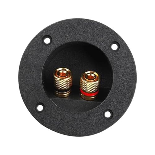 BaotyJie Lautsprecherbox-Anschlussbecher, Schnellverbinder, Doppelbindung, Ersatz, Anschlussplatte für Lautsprecher, Binding Post für Zuhause BaotyJie Lautsprecherbox-Anschlussbecher, Schnellverbinder, Doppelbindung, Ersatz, Anschlussplatte für Lautsprecher, Binding Post für Zuhause von BaotyJie