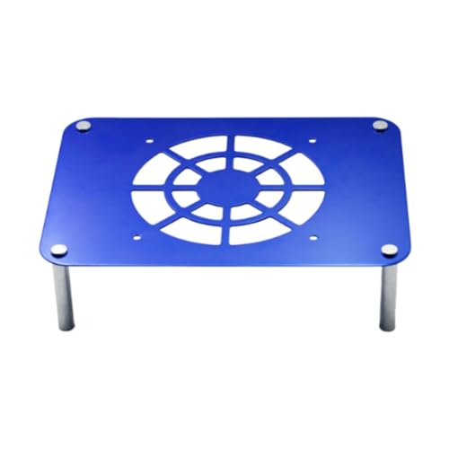 BaotyJie Router-Kühlbasis TV-Box-Halterung Multifunktions-Tragbare Set-Top-Box-Halterung Router-Kühlregal für Schlafzimmer in Wohnungen, Blau BaotyJie Router-Kühlbasis TV-Box-Halterung Multifunktions-Tragbare Set-Top-Box-Halterung Router-Kühlregal für Schlafzimmer in Wohnungen, Blau von BaotyJie