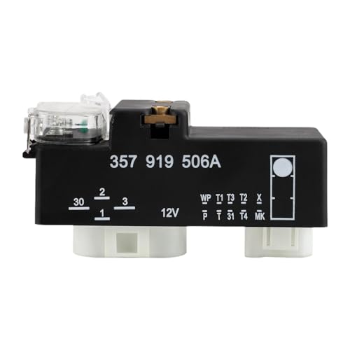 BaotyJie Schalter für elektrische Kühlungslüfungssteuermodul, 357919506a, stabile, Motorkühlungslüftersteuereinheit für Golf III 16 18 von BaotyJie