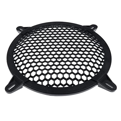 BaotyJie Subwoofer Abdeckung für Lautsprecher Grill Mesh, Schwarz, 8 Zoll von BaotyJie