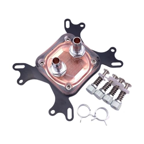 BaotyJie -Wasserkühlblock Installationskit 50mm Kupferbasis für Computer Kühlkanal Wasserkühler Block für 940 von BaotyJie