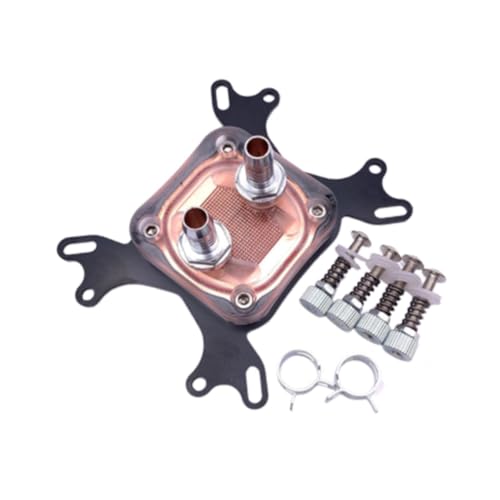 BaotyJie -Wasserkühlblock Installationskit 50mm Kupferbasis für Computer Kühlkanal Wasserkühler Block für 940 von BaotyJie