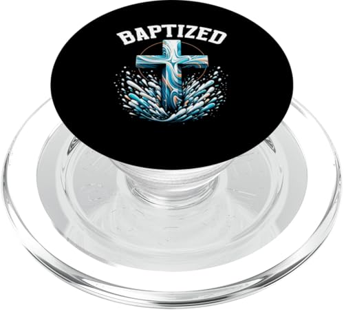 Christus Taufe Christus Christlich Jesus Gott Religiös PopSockets PopGrip für MagSafe von Baptism Priests Pastors Worship Prayer Bible Nuns