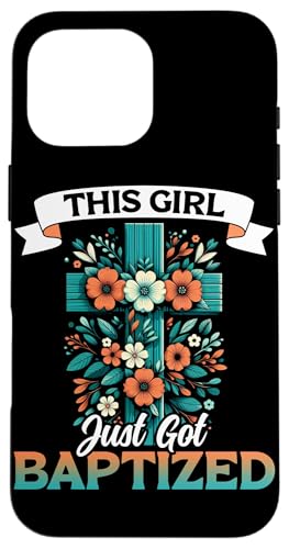 Dieses Mädchen wurde gerade getauft. Christlicher Gott Jesus Hülle für iPhone 16 Pro Max Dieses Mädchen wurde gerade getauft. Christlicher Gott Jesus Hülle für iPhone 16 Pro Max von Baptism Priests Pastors Worship Prayer Bible Nuns