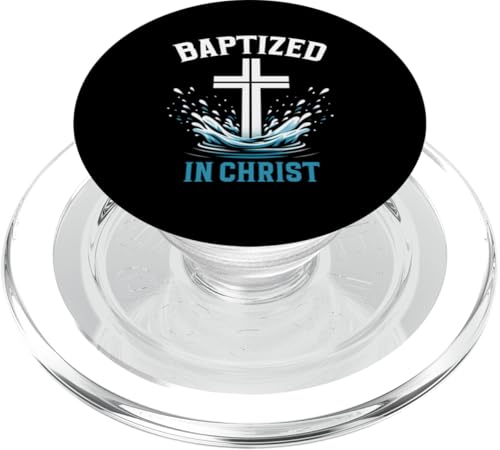 Getauft in Christus Taufe Christlich Jesus Gott Religiös PopSockets PopGrip für MagSafe von Baptism Priests Pastors Worship Prayer Bible Nuns