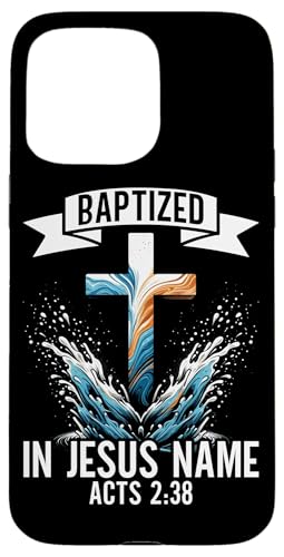 Getauft in Jesus Name Christus Taufe Christus Jesus Gott Hülle für iPhone 15 Pro Max Getauft in Jesus Name Christus Taufe Christus Jesus Gott Hülle für iPhone 15 Pro Max von Baptism Priests Pastors Worship Prayer Bible Nuns