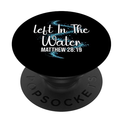 Getauft links im Wasser Christus Taufe Christlicher Jesus PopSockets Klebender PopGrip Getauft links im Wasser Christus Taufe Christlicher Jesus PopSockets Klebender PopGrip von Baptism Priests Pastors Worship Prayer Bible Nuns