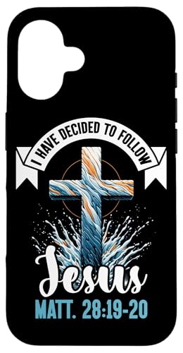 Ich habe beschlossen, Jesus zu folgen, getauft, christlich Hülle für iPhone 16 Ich habe beschlossen, Jesus zu folgen, getauft, christlich Hülle für iPhone 16 von Baptism Priests Pastors Worship Prayer Bible Nuns