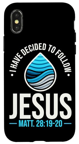 Ich habe beschlossen, Jesus zu folgen, getauft, christlich Hülle für iPhone X/XS Ich habe beschlossen, Jesus zu folgen, getauft, christlich Hülle für iPhone X/XS von Baptism Priests Pastors Worship Prayer Bible Nuns