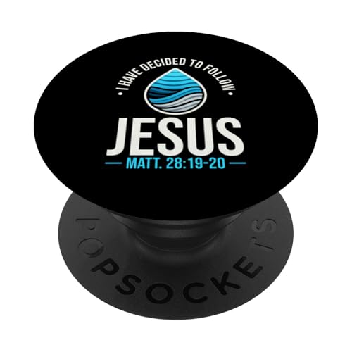 Ich habe beschlossen, Jesus zu folgen, getauft, christlich PopSockets Klebender PopGrip Ich habe beschlossen, Jesus zu folgen, getauft, christlich PopSockets Klebender PopGrip von Baptism Priests Pastors Worship Prayer Bible Nuns