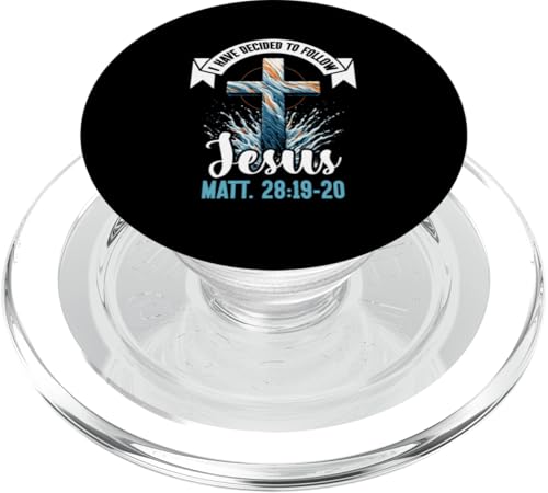Ich habe beschlossen, Jesus zu folgen, getauft, christlich PopSockets PopGrip für MagSafe Ich habe beschlossen, Jesus zu folgen, getauft, christlich PopSockets PopGrip für MagSafe von Baptism Priests Pastors Worship Prayer Bible Nuns