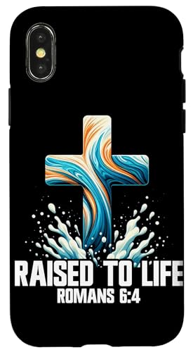 Raised To Life Taufe Christlicher Jesus Gott Hülle für iPhone X/XS von Baptism Priests Pastors Worship Prayer Bible Nuns