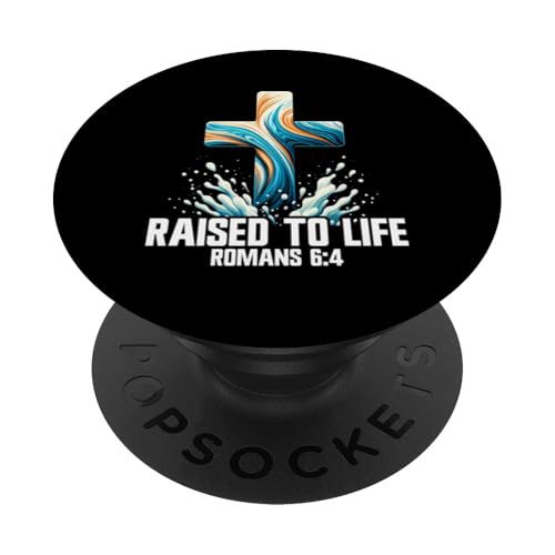 Raised To Life Taufe Christlicher Jesus Gott PopSockets Klebender PopGrip Raised To Life Taufe Christlicher Jesus Gott PopSockets Klebender PopGrip von Baptism Priests Pastors Worship Prayer Bible Nuns