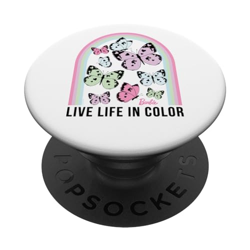 Barbie – Regenbogen-Schmetterlinge leben das Leben in Farbe PopSockets mit austauschbarem PopGrip Barbie – Regenbogen-Schmetterlinge leben das Leben in Farbe PopSockets mit austauschbarem PopGrip von Barbie