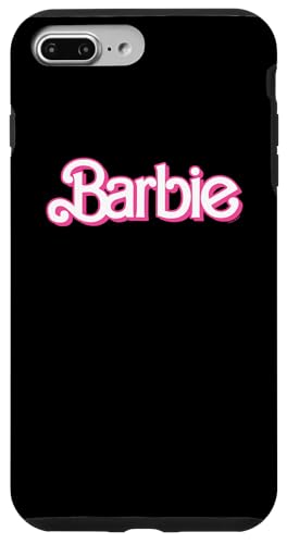 Hülle für iPhone 7 Plus/8 Plus Barbie – Retro-Logo in Pink und Weiß von Barbie