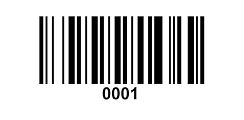 Universal Etiketten Archivierungsetiketten 30x15mm Code 128B 1000Etiketten/Rolle 4 bis 6 Stellig (PE-Folie Weiß, 03001-04000) von Barcodelabels24