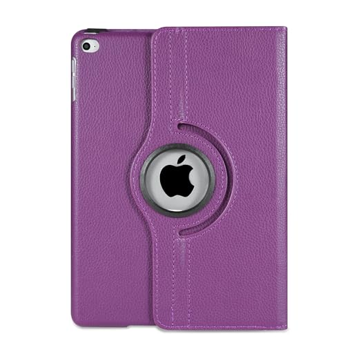 360° drehbarer Ständer für Apple iPad Air 1 Air 2 iPad 9.7 2017/2018 5. und 6. Generation, Tablet Hüllen (lila) von BargainParadise