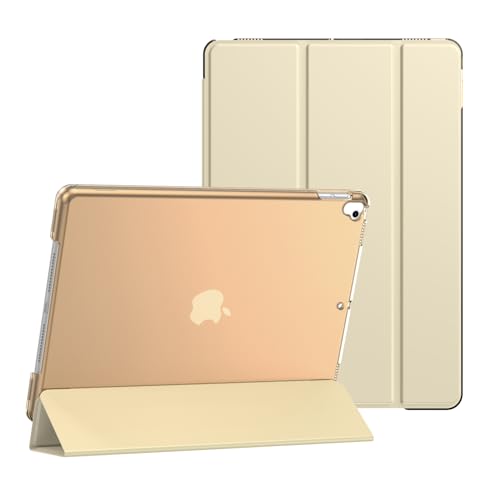 Für Apple iPad Pro 10.5 (2017) A1701 A1709 und iPad Air 3 (2019) A2152 A2123 A2153 Smart Case mit automatischer Wake/Sleep-Funktion (Gold) von BargainParadise