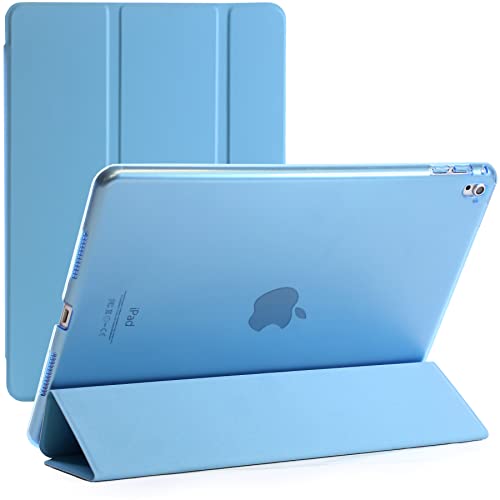 Für Apple iPad Pro 9.7 2016 A1674/1675 Smart Case mit automatischer magnetischer Wake/Sleep-Funktion (Hellblau) von BargainParadise