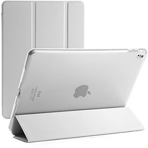 Für Apple iPad Pro 9.7 2016 A1674/1675 Smart Case mit automatischer magnetischer Wake/Sleep-Funktion (weiß) von BargainParadise