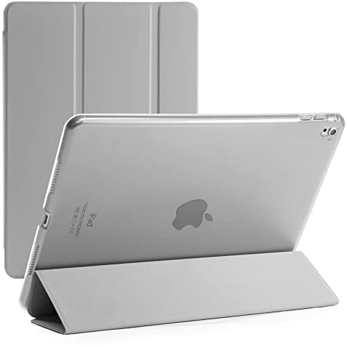 Slim Smart Stand Case Magnetic Cover for Apple iPad Pro 9.7 2016 A1674/1675 Smart Case with Automatic Magnetic Wake/Sleep (Grey) von BargainParadise