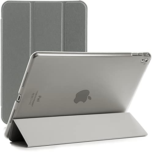 Slim Smart Stand Case Magnetic Cover for Apple iPad Pro 9.7 2016 A1674/1675 Smart Case with Automatic Magnetic Wake/Sleep (Silver) von BargainParadise