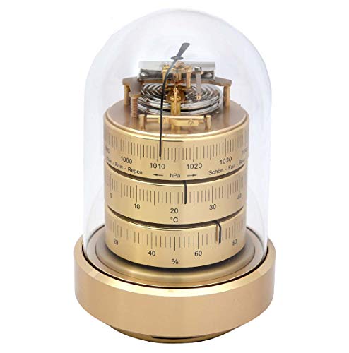 Barigo 3025ddms Tisch Wetterstation massiv Messing Sockel B x H 160 mm x 110 mm Barigo 3025ddms Tisch Wetterstation massiv Messing Sockel B x H 160 mm x 110 mm von Barigo