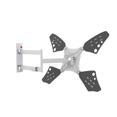 Barkan Wandhalterung für TV und Monitor, flach, gekrümmt, sehr niedriges Profil, Schwarz Full Motion - 4 Bewegungen, weiß, extra lang 70.0 weiß Barkan Wandhalterung für TV und Monitor, flach, gekrümmt, sehr niedriges Profil, Schwarz Full Motion - 4 Bewegungen, weiß, extra lang 70.0 weiß von Barkan