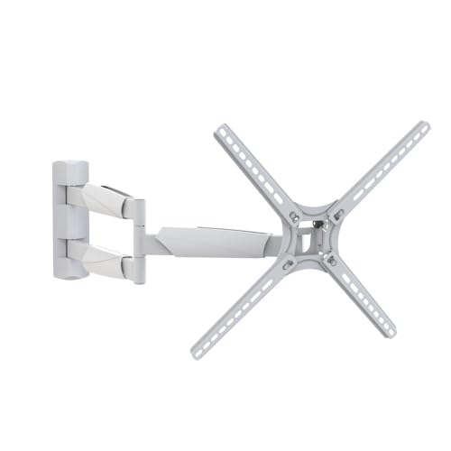 Barkan 76cm Lange Weiß TV Wandhalterung, 13-65 Zoll Schwenkbar/Neigbar TV Halterung, hält bis 36Kg, extra Langer arm, OLED Fernseher Halterung, Max. VESA 400x400 Barkan 76cm Lange Weiß TV Wandhalterung, 13-65 Zoll Schwenkbar/Neigbar TV Halterung, hält bis 36Kg, extra Langer arm, OLED Fernseher Halterung, Max. VESA 400x400 von Barkan