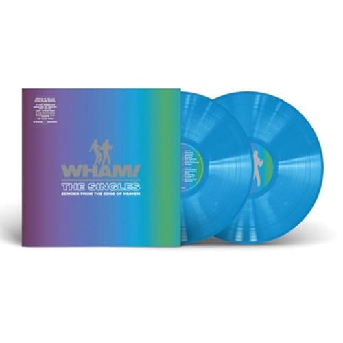 Wham - Singles: Echoes From The Edge Of Heaven Exclusive Limited Edition Bright Blue Color Vinyl 2x LP Record von Barnes Noble Consign
