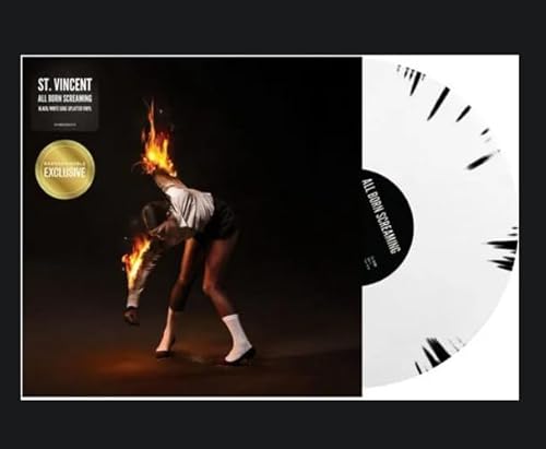 St. Vincent All Born Screaming Black and White Splatter Vinyl Record LP St. Vincent All Born Screaming Black and White Splatter Vinyl Record LP von Barnes and Noble Consign