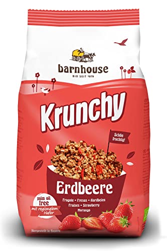 Barnhouse Krunchy mit Erdbeer (375 g) - Bio von Barnhouse