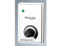 LS CONTROL Regler ES33 / SpeedControl 15S W, 1,5A manuel med afbryder og lampe, tilpasset FUGA. 230V AC/50Hz, IP20. Mål 70x52x56 mm. von LS CONTROL