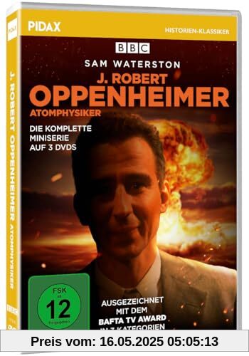 J. Robert Oppenheimer - Atomphysiker / Die komplette 7-teilige preisgekrönte BBC-Serie mit Starbesetzung (Pidax Historien-Klassiker) [3 DVDs] von Barry Davis