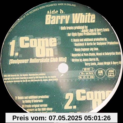 I only want to be with you (Tommy's Funky Thang Mix) [Vinyl Single] von Barry White