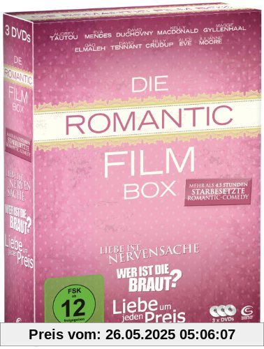 Die Romantic Film Box - mehr als 4,5 Stunden Romantic Comedy mit Starbesetzung: Liebe um jeden Preis, Wer ist die Braut, Liebe ist Nervensache (3 DVDs) von Bart Freundlich