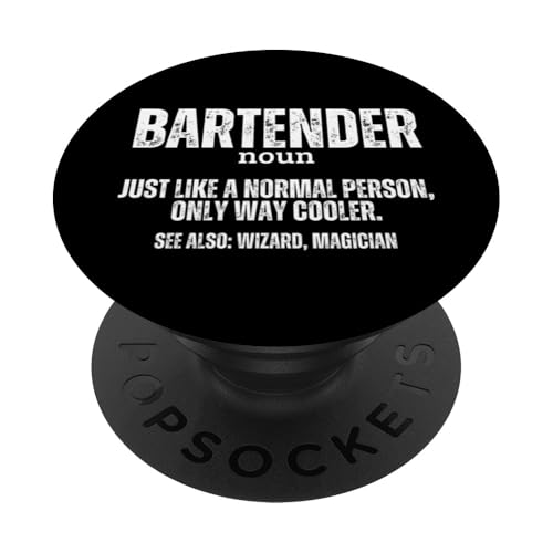 Barkeeper Definition Stolz, lustig, Barkee PopSockets Klebender PopGrip Barkeeper Definition Stolz, lustig, Barkee PopSockets Klebender PopGrip von Bartender Accessories And Bar Tending Designs