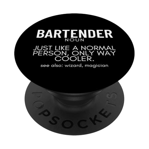 Barkeeper Definition Stolz, lustig, Barkee PopSockets Klebender PopGrip Barkeeper Definition Stolz, lustig, Barkee PopSockets Klebender PopGrip von Bartender Accessories And Bar Tending Designs