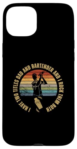 Barkeeper und Papa sind stolz auf lustige Männer beim Barkeeper Hülle für iPhone 15 Plus Barkeeper und Papa sind stolz auf lustige Männer beim Barkeeper Hülle für iPhone 15 Plus von Bartender Accessories And Bar Tending Designs