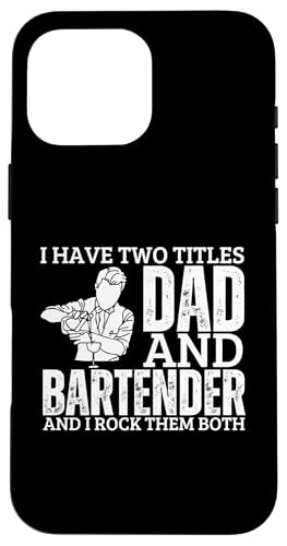 Barkeeper und Papa sind stolz auf lustige Männer beim Barkeeper Hülle für iPhone 16 Pro Max Barkeeper und Papa sind stolz auf lustige Männer beim Barkeeper Hülle für iPhone 16 Pro Max von Bartender Accessories And Bar Tending Designs