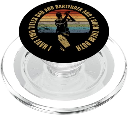 Barkeeper und Papa sind stolz auf lustige Männer beim Barkeeper PopSockets PopGrip für MagSafe Barkeeper und Papa sind stolz auf lustige Männer beim Barkeeper PopSockets PopGrip für MagSafe von Bartender Accessories And Bar Tending Designs