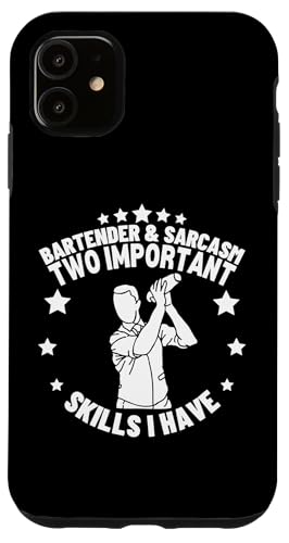 Barkeeper und Sarkasmus Lustiges Barkeeper Hülle für iPhone 11 Barkeeper und Sarkasmus Lustiges Barkeeper Hülle für iPhone 11 von Bartender Accessories And Bar Tending Designs